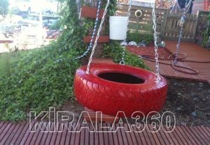 Araba Lastiğinden Salıncak Kiralama