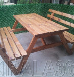 tahta piknik masası (3)